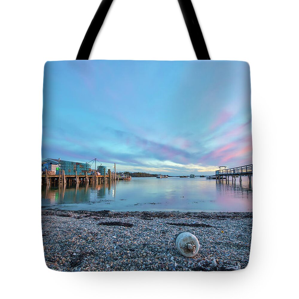 Maine Tote Bag featuring the photograph Harbor of Friendship Maine by Juergen Roth