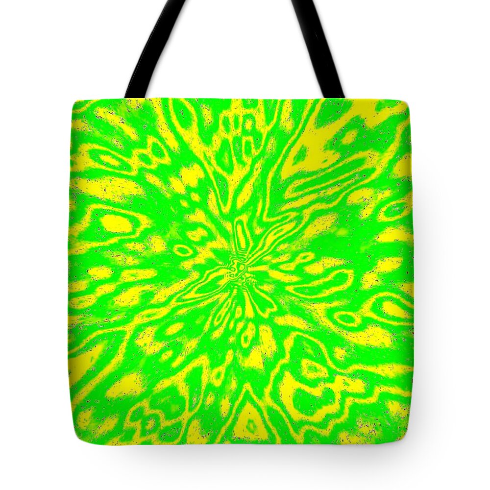 Abstract Tote Bag featuring the digital art Harmony 16 by Will Borden