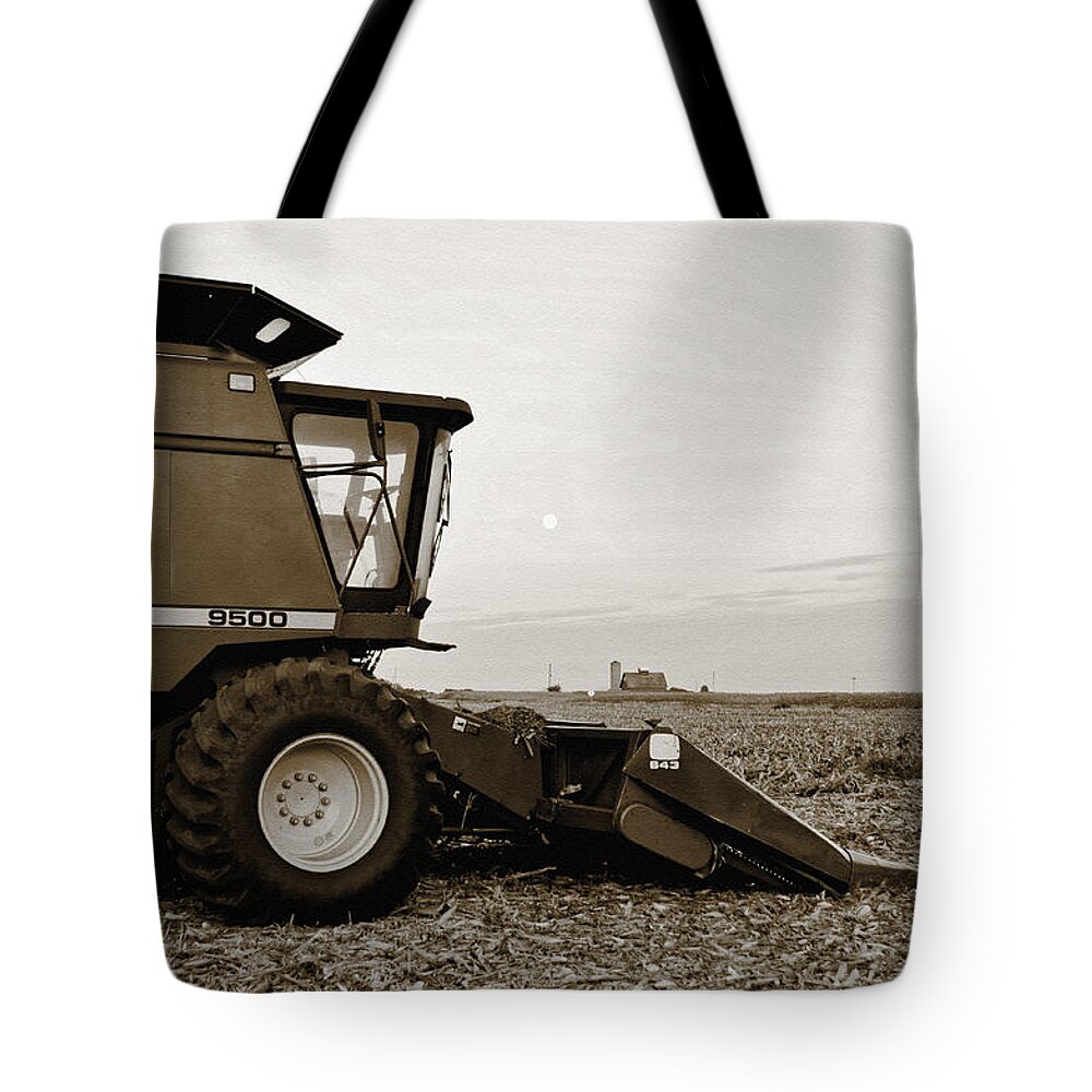 Harvest Moon Tote Bag featuring the photograph Harvest Moon by Tom Druin
