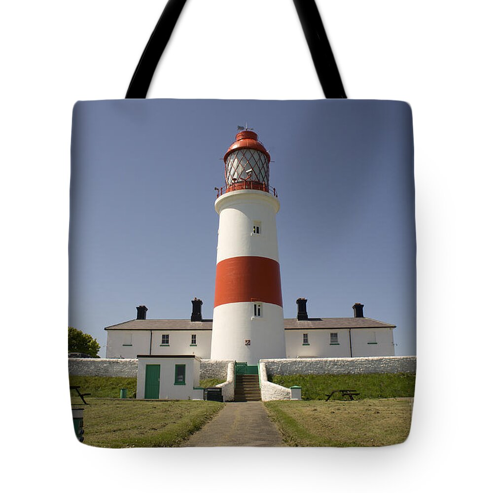 Lighthouse Tote Bag featuring the photograph Haunted Lighthouse. by Elena Perelman