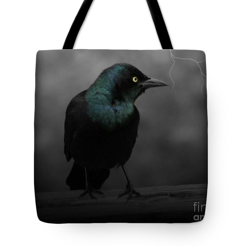 Bird Tote Bag featuring the photograph Haunting by Barbara S Nickerson