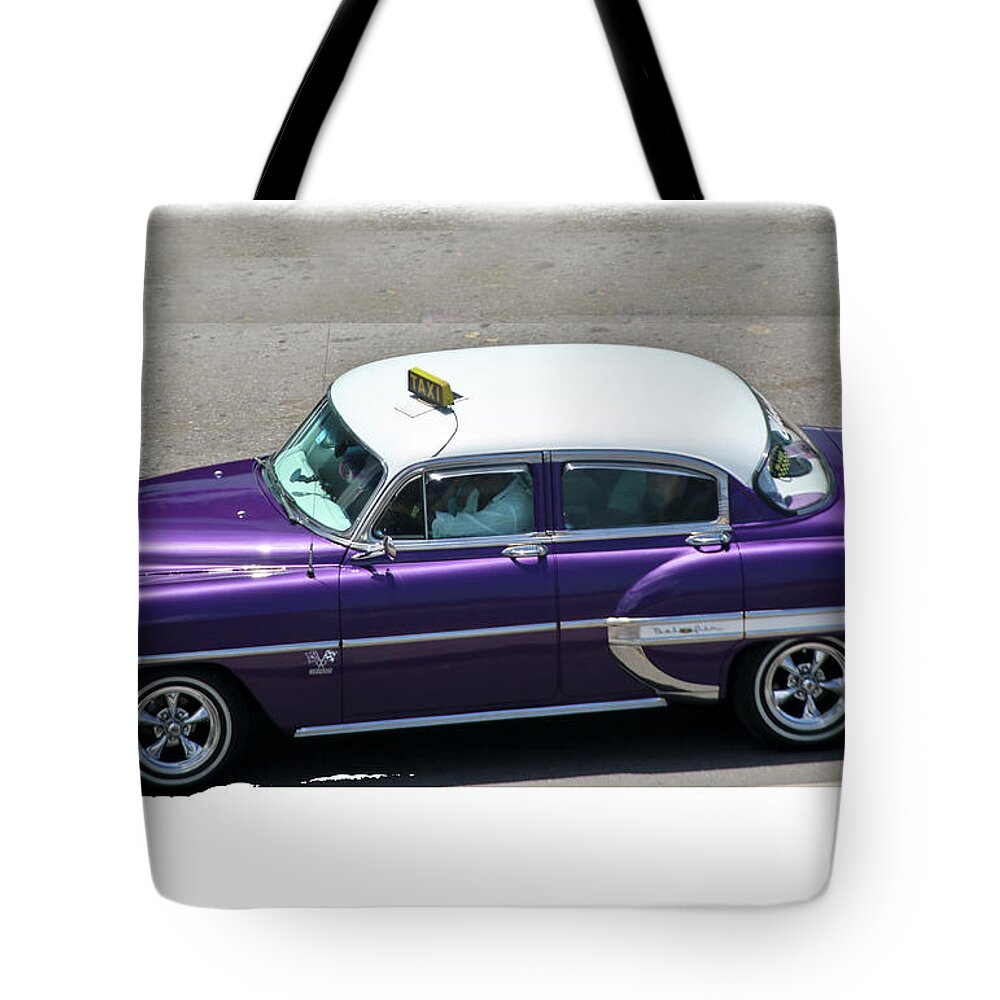 Havana Tote Bag featuring the photograph Havana vintage 18 by Tom Griffithe