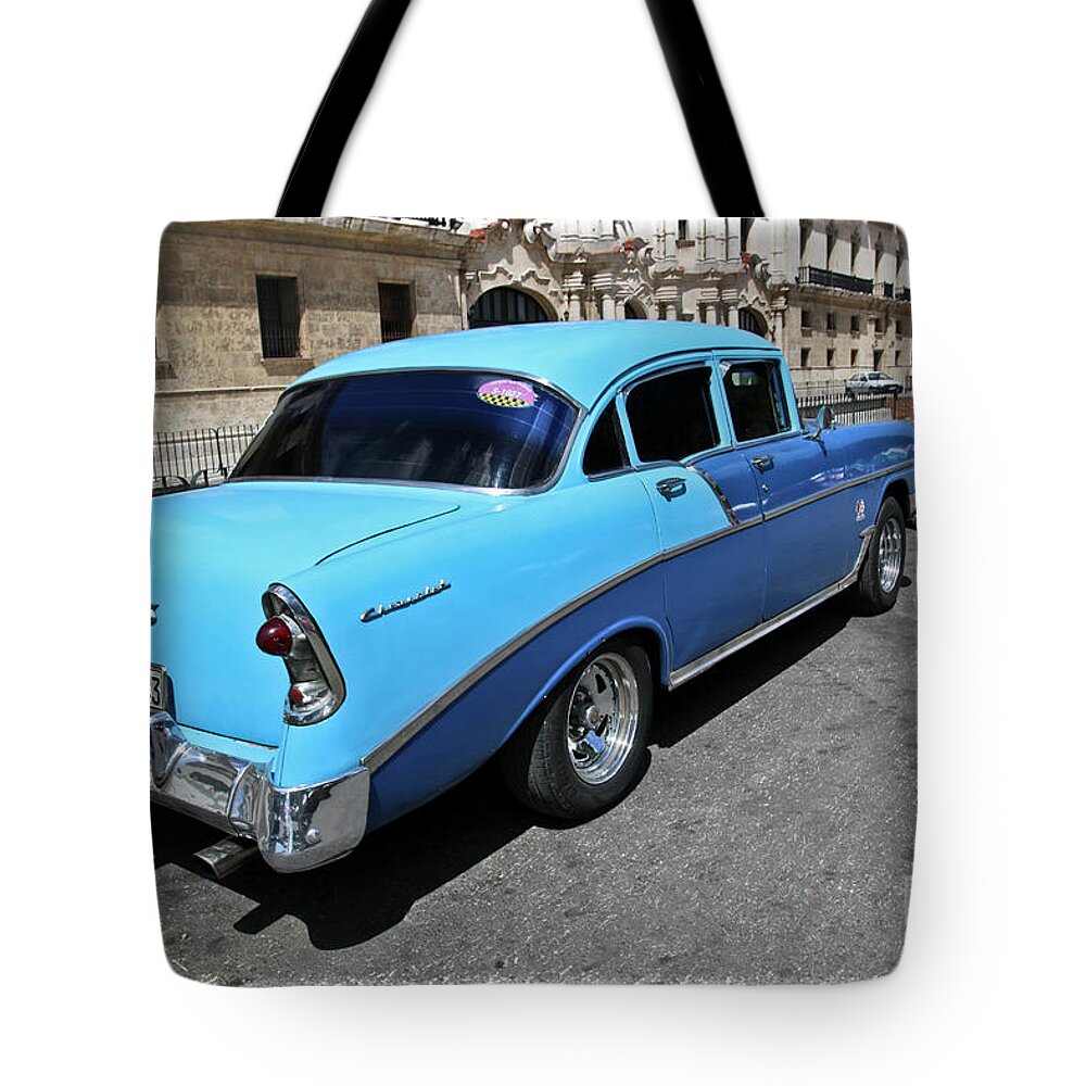 Havana Tote Bag featuring the photograph Havana Vintage 4 by Tom Griffithe
