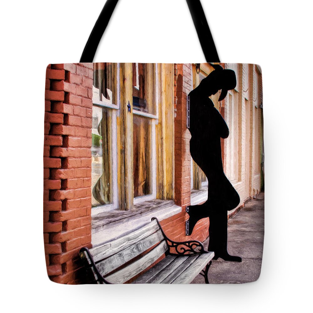 American Tote Bag featuring the photograph Have a Seat by David and Carol Kelly