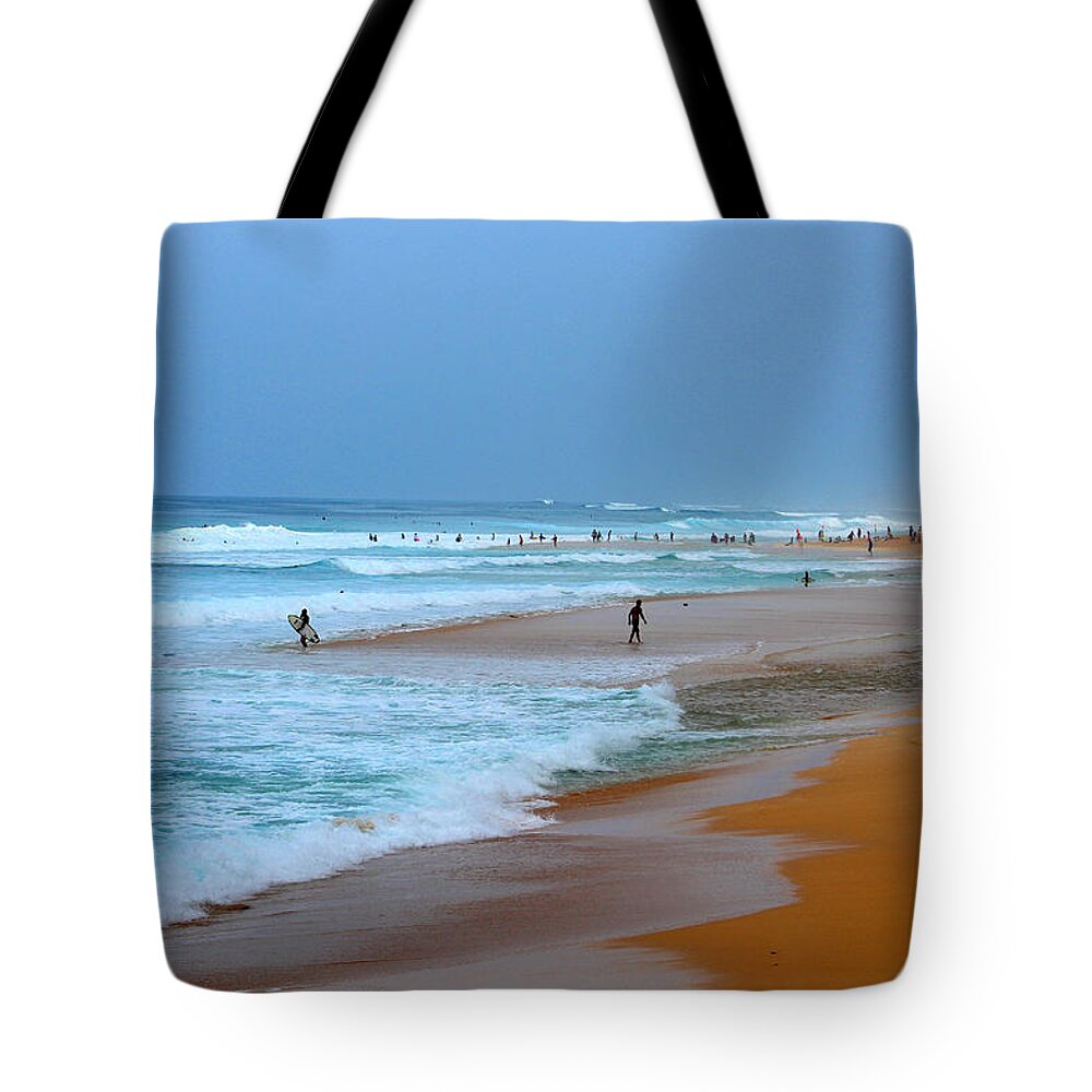 Oahu Tote Bag featuring the photograph Hawaii - Sunset Beach by Michael Rucker