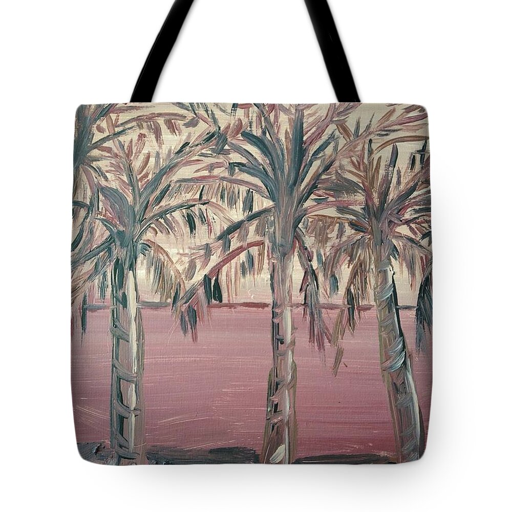 Sunset Tote Bag featuring the painting Hawaiian Sunset by Clare Ventura