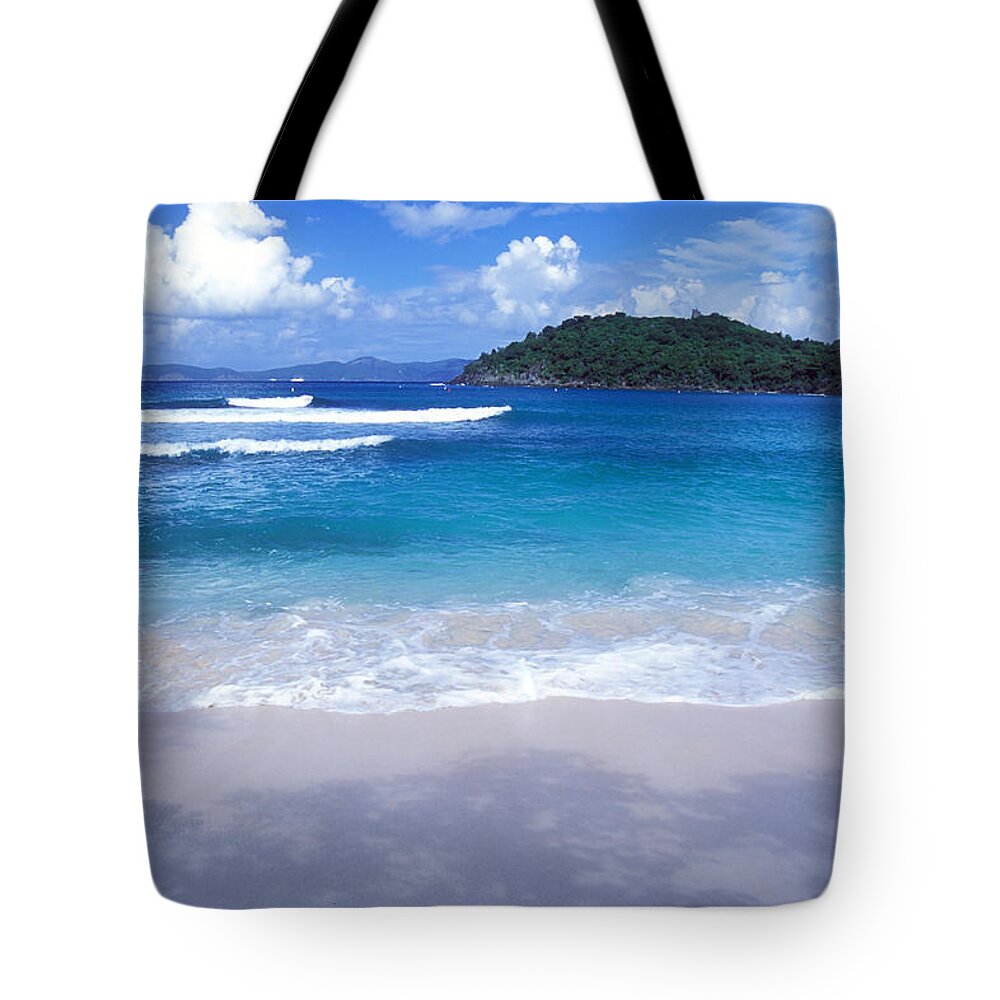 Hawksnest Bay Tote Bag featuring the photograph Hawksnest Bay 6 by Pauline Walsh Jacobson