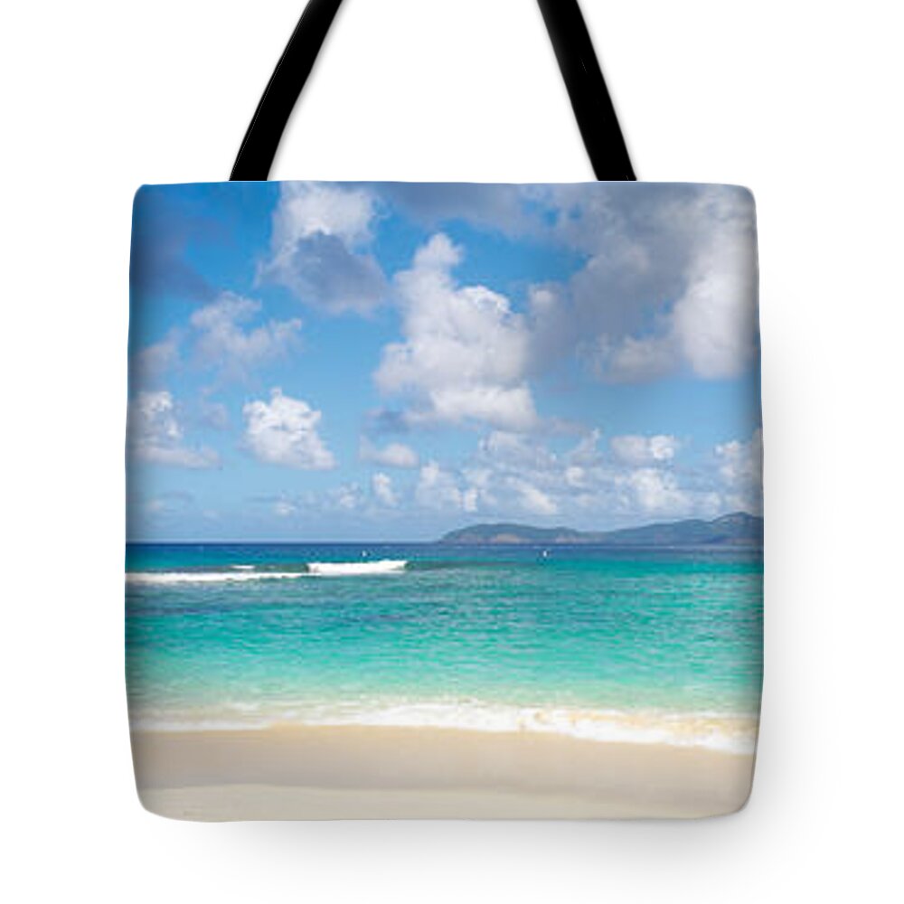 Photography Tote Bag featuring the photograph Hawksnest Bay Virgin Islands National by Panoramic Images