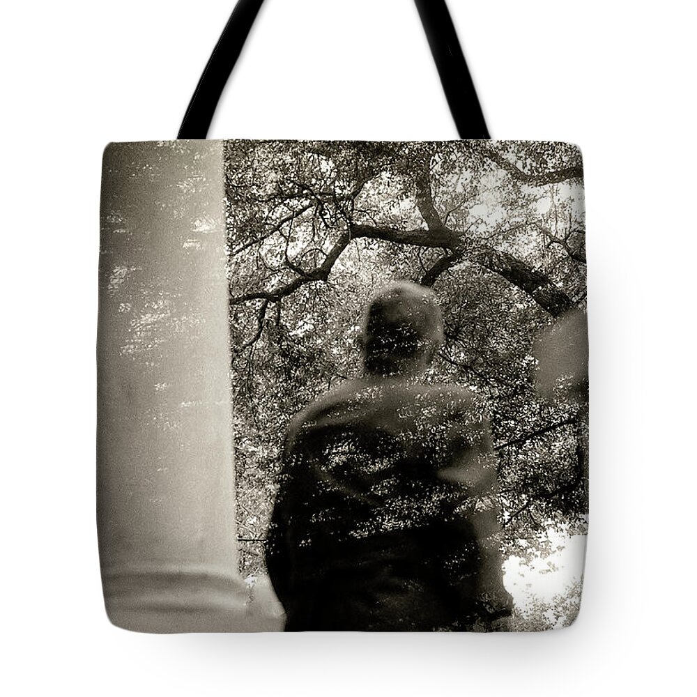 New Orleans Tote Bag featuring the photograph He Once Was There by KG Thienemann