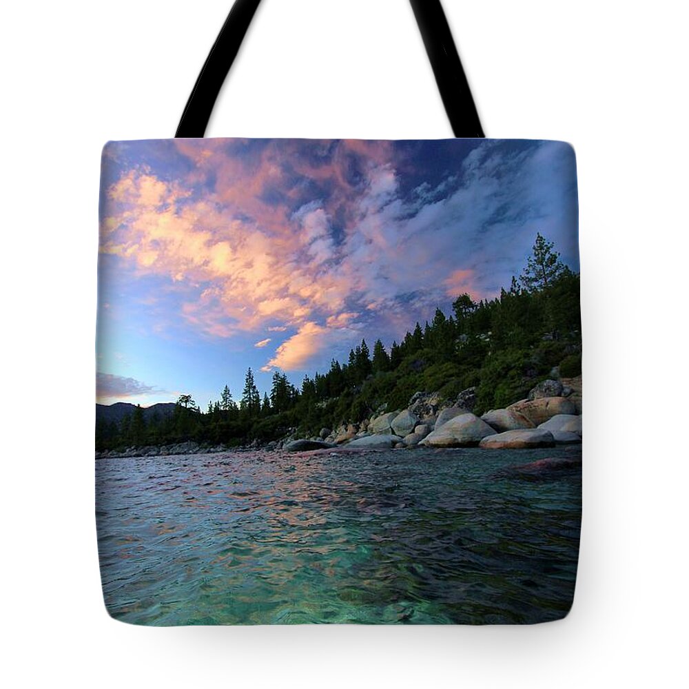 Lake Tahoe Tote Bag featuring the photograph Healing Waters by Sean Sarsfield