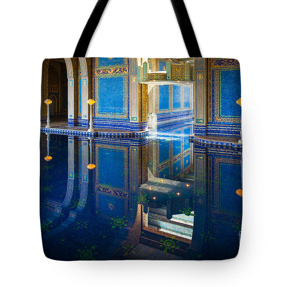 America Tote Bag featuring the photograph Hearst Pool by Inge Johnsson