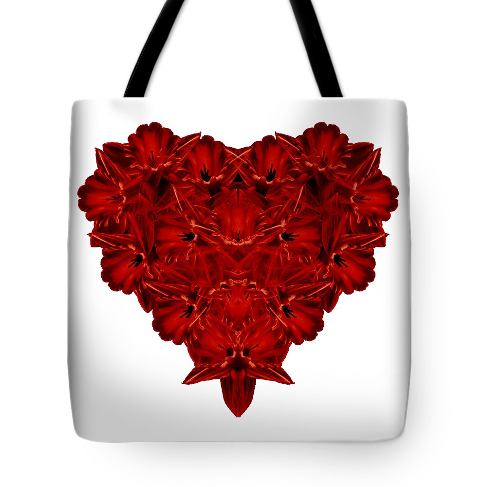 Flowers Tote Bag featuring the photograph Heart of Flowers T-shirt by Edward Fielding