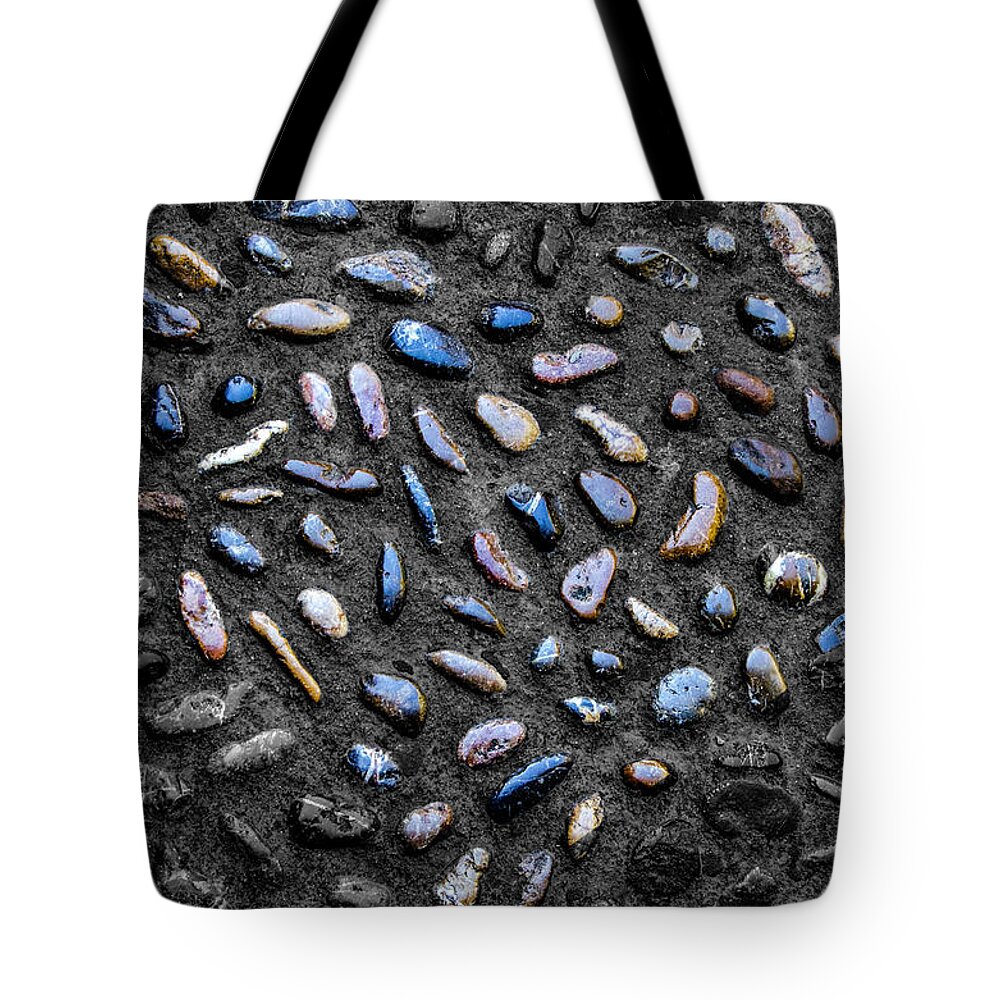 Heart Tote Bag featuring the photograph Heart of stones by Wolfgang Stocker