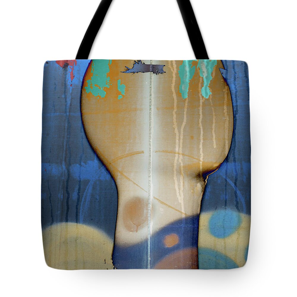 Abstract Tote Bag featuring the photograph Heat inside of us by J C