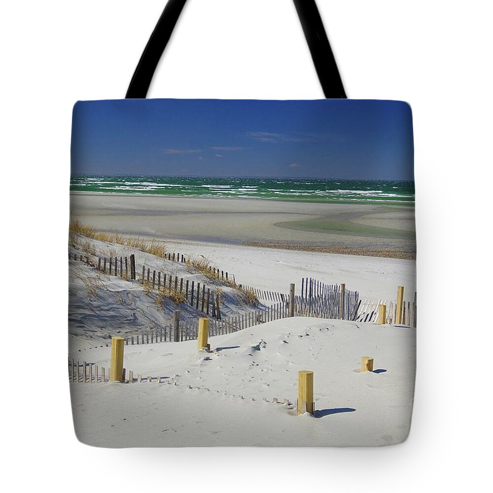 Mayflower Beach Tote Bag featuring the photograph Heaven at Mayflower Beach by Amazing Jules