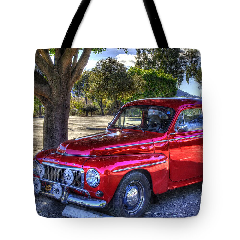 Hdr Photos Tote Bag featuring the photograph Hella Volvo by Mathias 