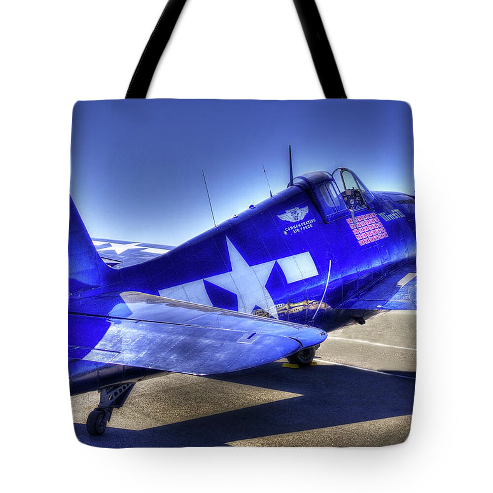 Hellcat Tote Bag featuring the photograph Hellcat by Joe Palermo