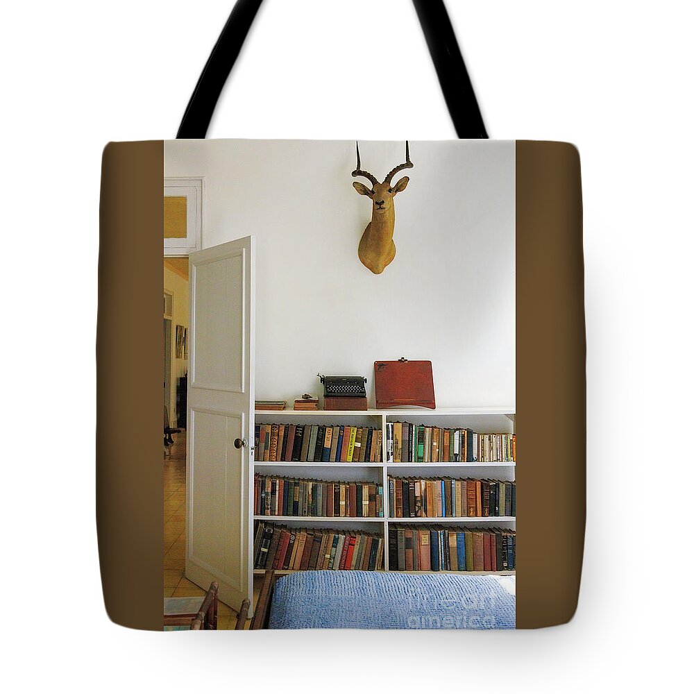 Tranquility Tote Bag featuring the photograph Hemingways' Cuba House No. 3 by Craig J Satterlee