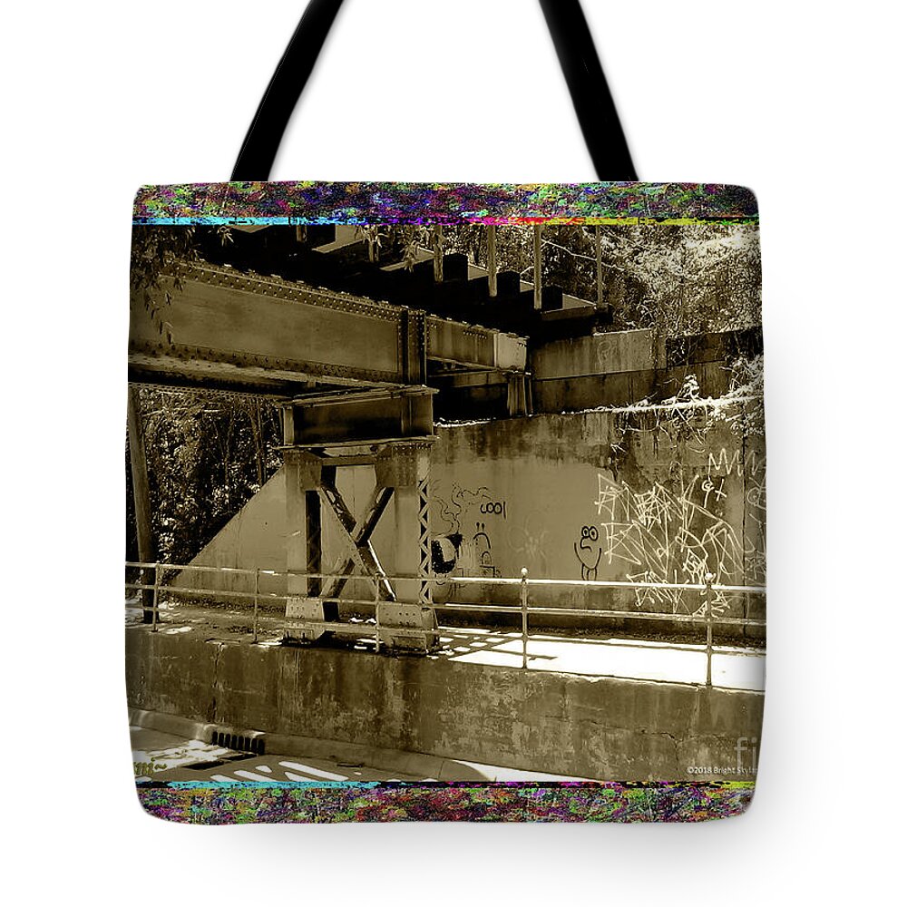 Historic America Tote Bag featuring the photograph Henry Street Underpass Number 2 by Aberjhani