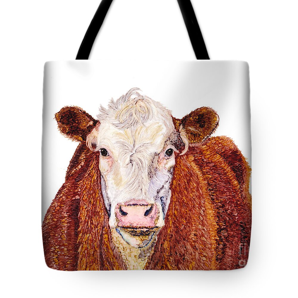 Woolyfrogarts Tote Bag featuring the mixed media Her Ford by Jan Killian