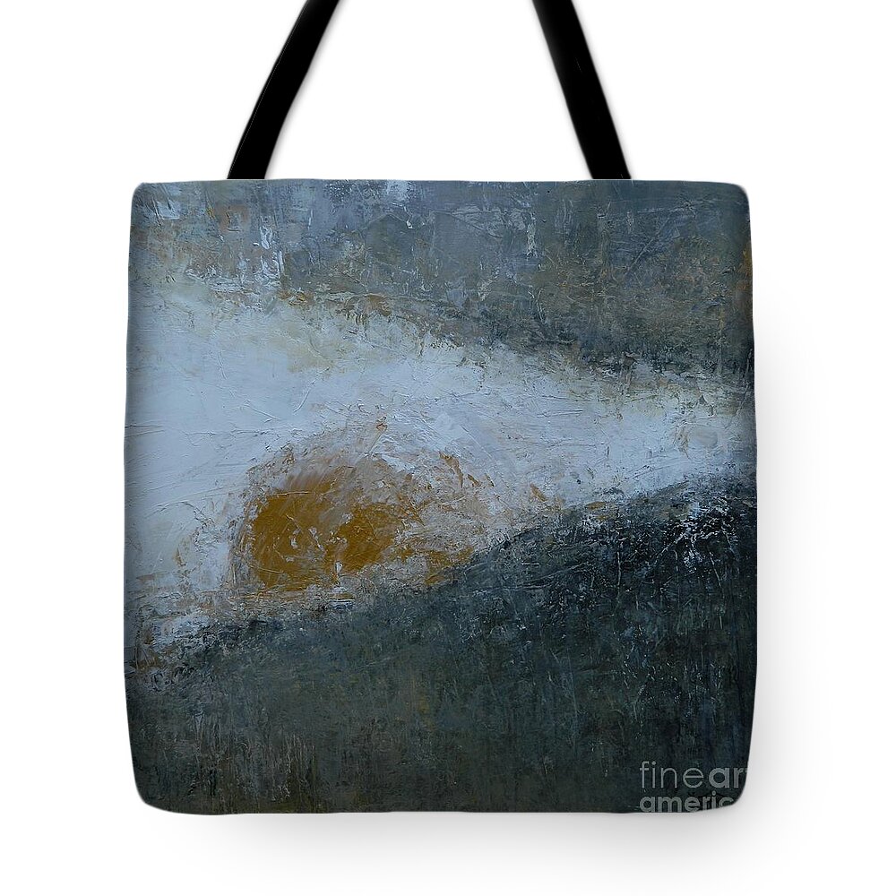 Sun Tote Bag featuring the painting Here Comes The Sun by Dan Campbell