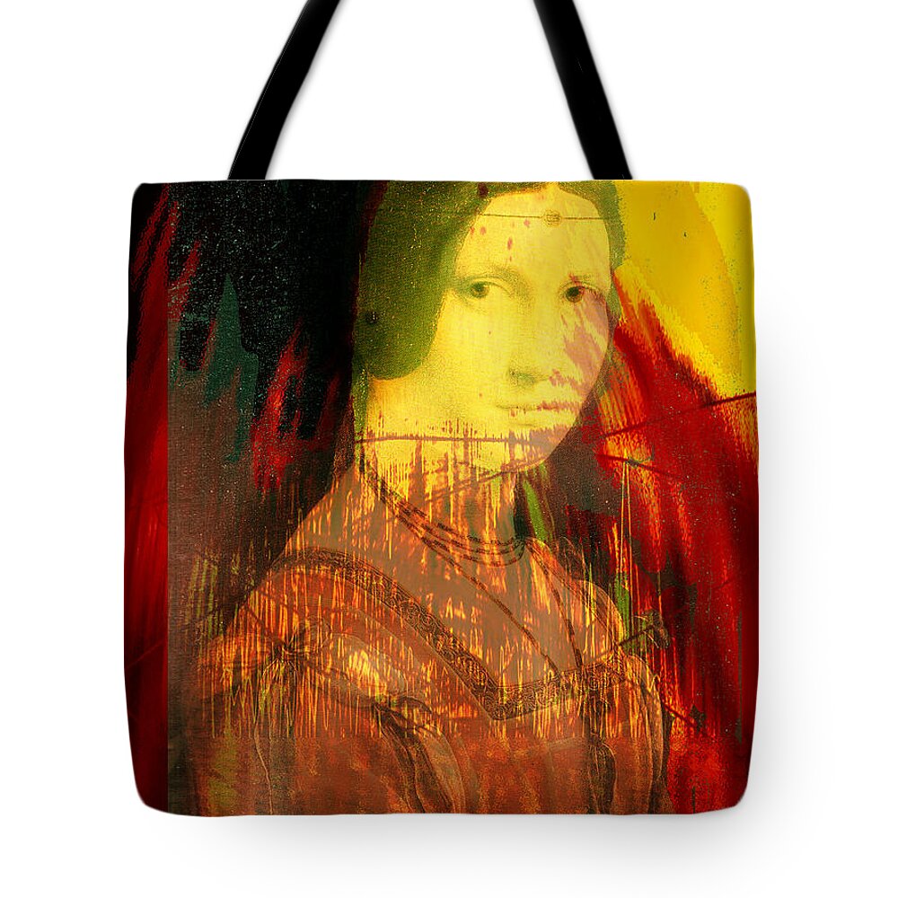 Here Is Paint In Your Eye Tote Bag featuring the digital art Here is Paint In Your Eye by Seth Weaver