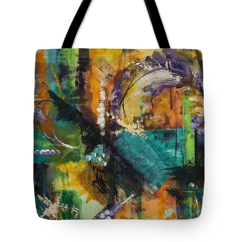 Kitty Tote Bag featuring the painting Here Kitty Kitty by Tracy L Teeter