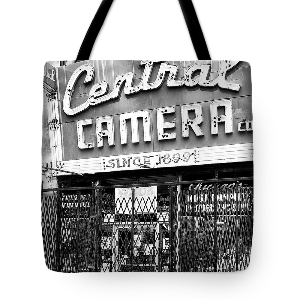 Camera Tote Bag featuring the photograph HIDDEN CAMERA Central Camera by William Dey