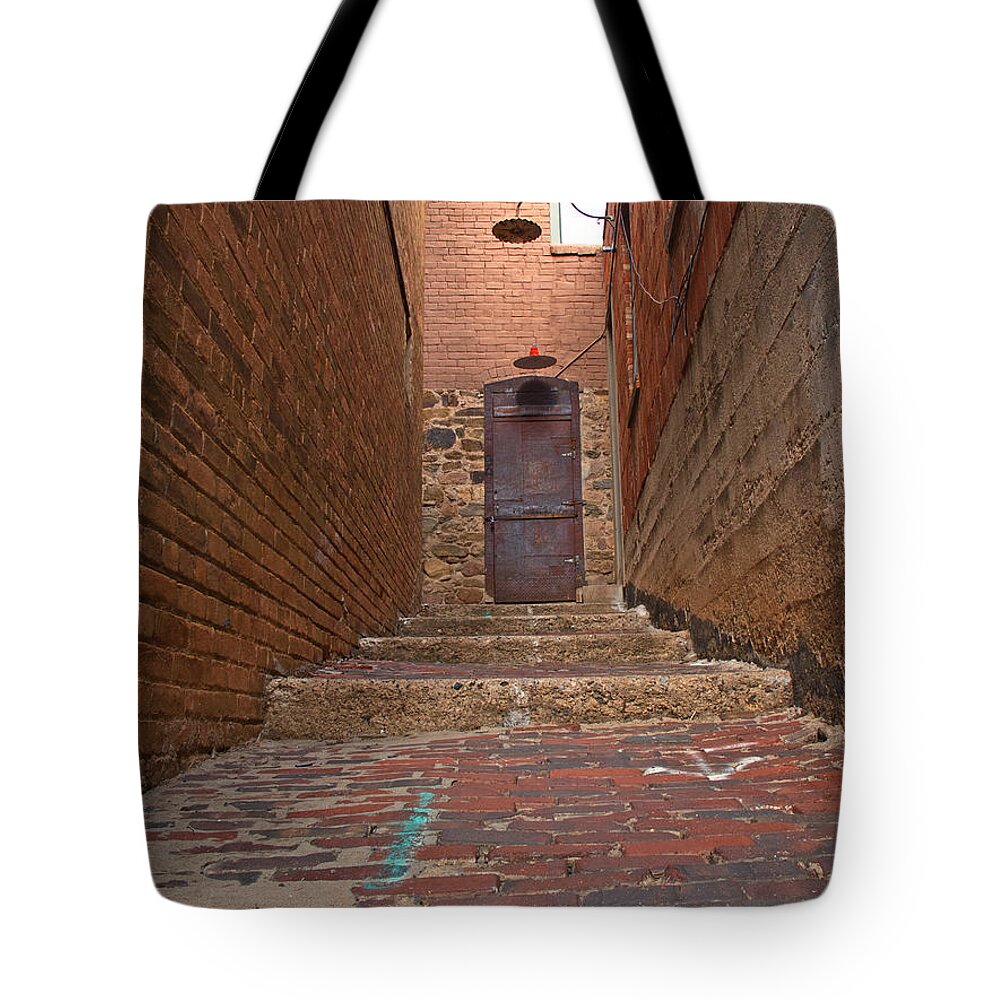 Wall Art Tote Bag featuring the photograph Hidden Doorway by Kelly Holm