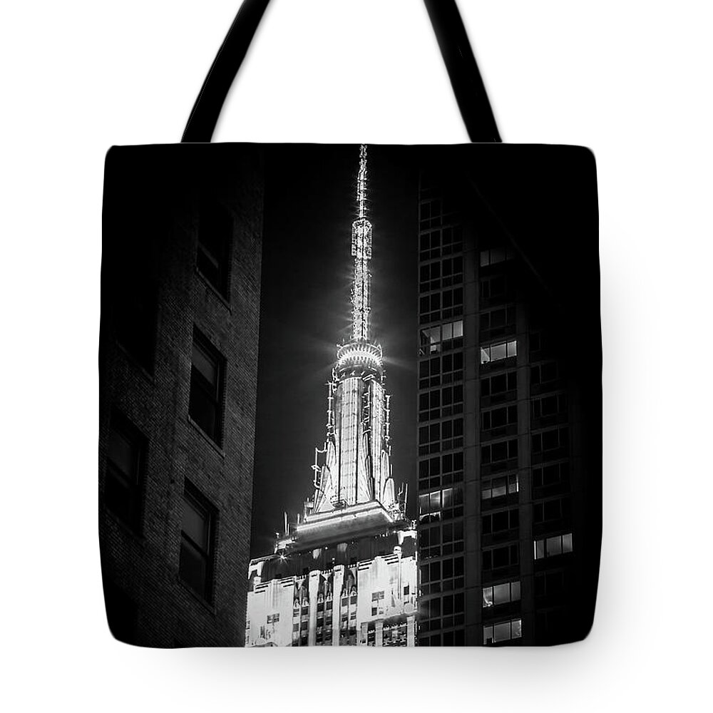 Empire State Building Tote Bag featuring the photograph Hidden Gem by Az Jackson