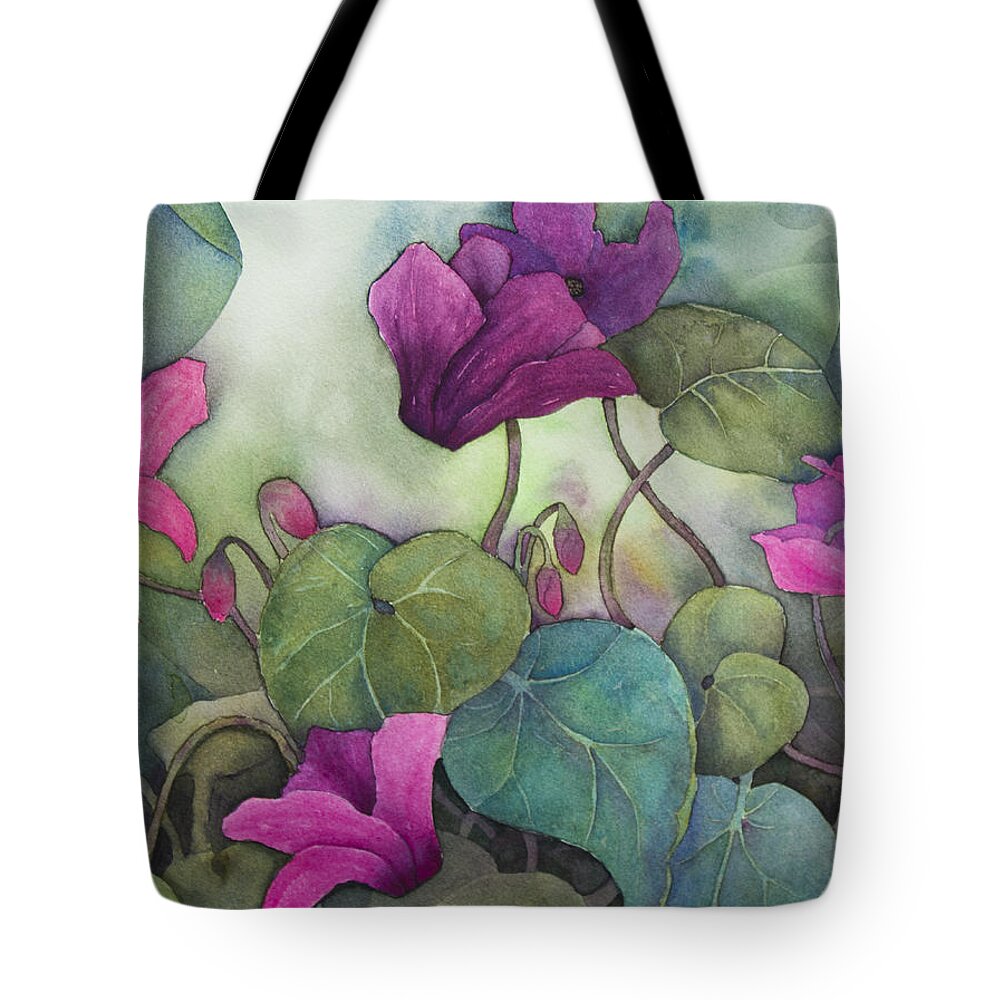 Giclee Tote Bag featuring the painting Hidden Things by Lisa Vincent