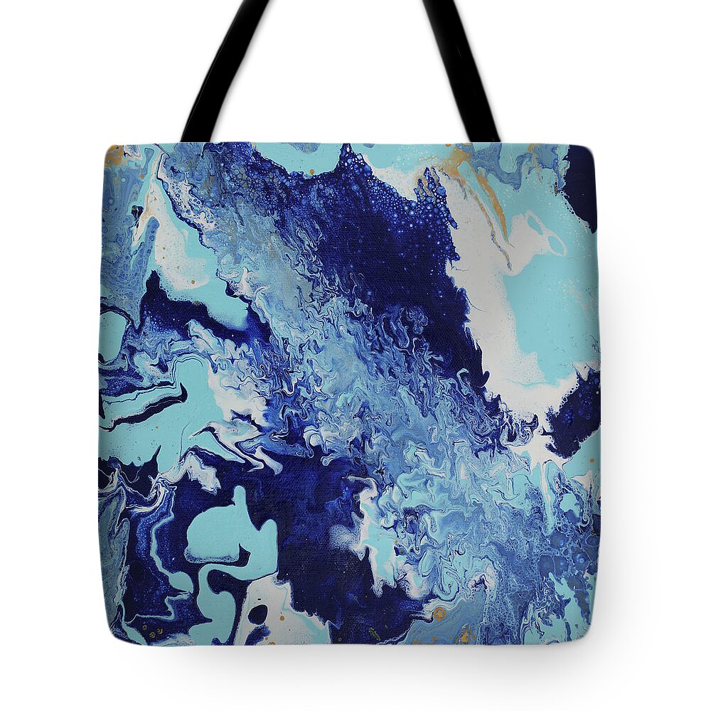 Organic Tote Bag featuring the painting Hideout by Tamara Nelson