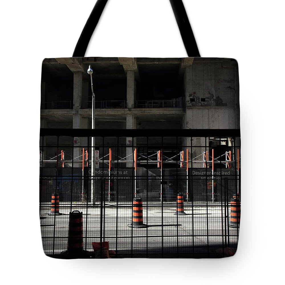 Urban Tote Bag featuring the photograph Hiding From The Zombies by Kreddible Trout