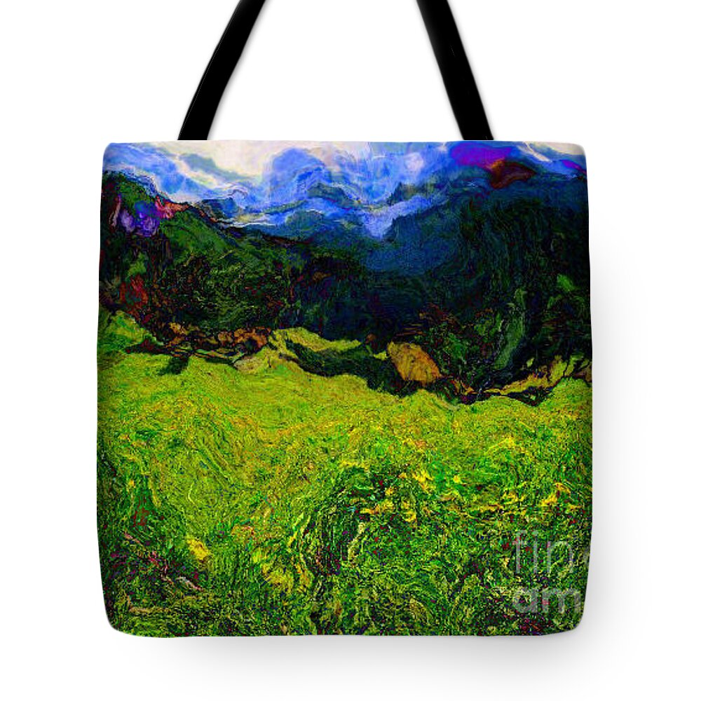 Yellowstone National Park Tote Bag featuring the photograph High Country Yellowstone by Julie Lueders 