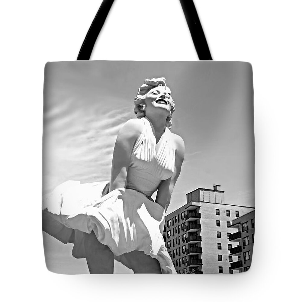 High Rise On Bedford Tote Bag featuring the photograph High Rise on Bedford by Diana Angstadt
