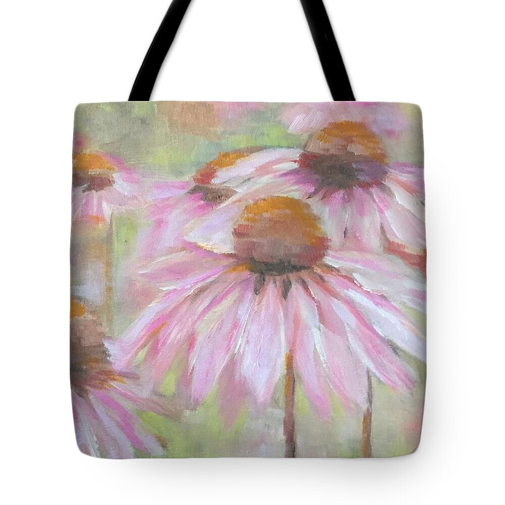 High Summer Tote Bag featuring the painting High Summer by Kathy Stiber