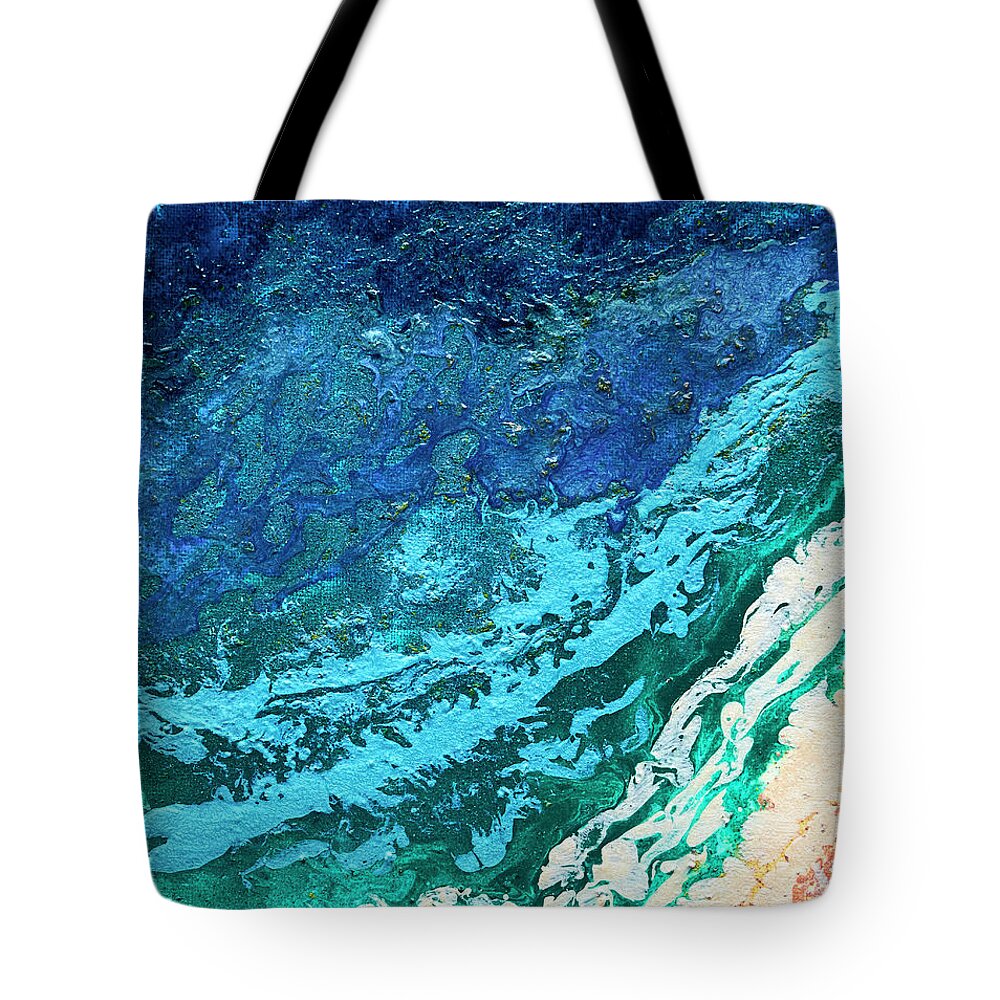 High Tide Tote Bag featuring the painting High Tide by Patricia Beebe