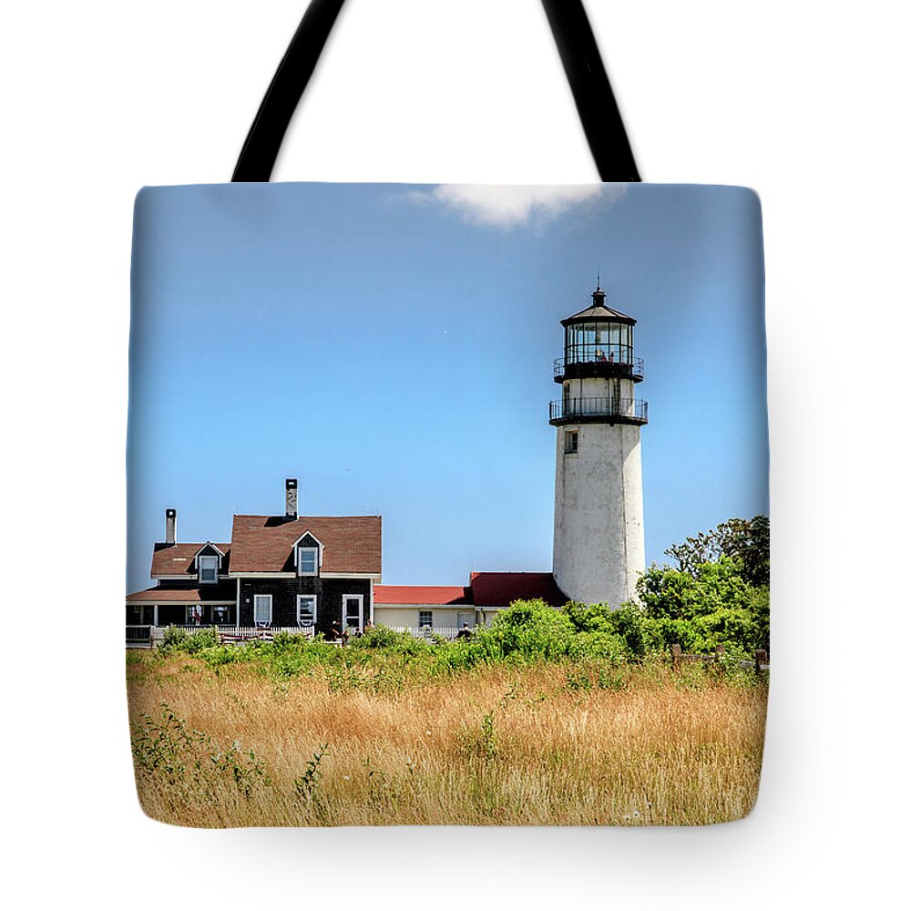 Architecture Tote Bag featuring the photograph Highland Light - Cape Cod by Peter Ciro