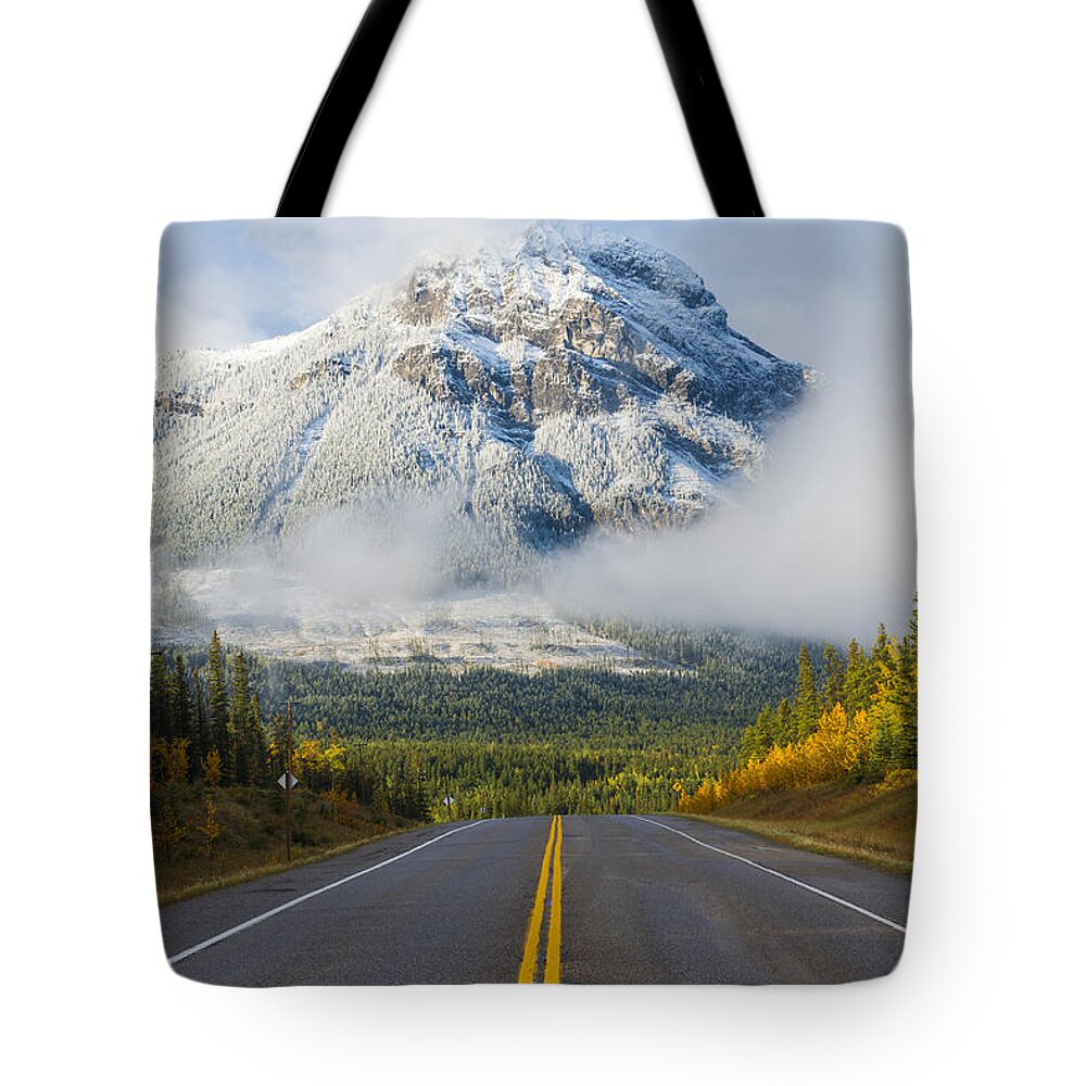 Fall Tote Bag featuring the photograph Highway to Heaven by Bill Cubitt