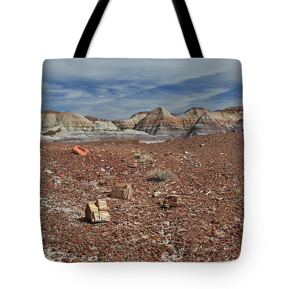 Arizona Tote Bag featuring the photograph Hillside Hues by Gary Kaylor