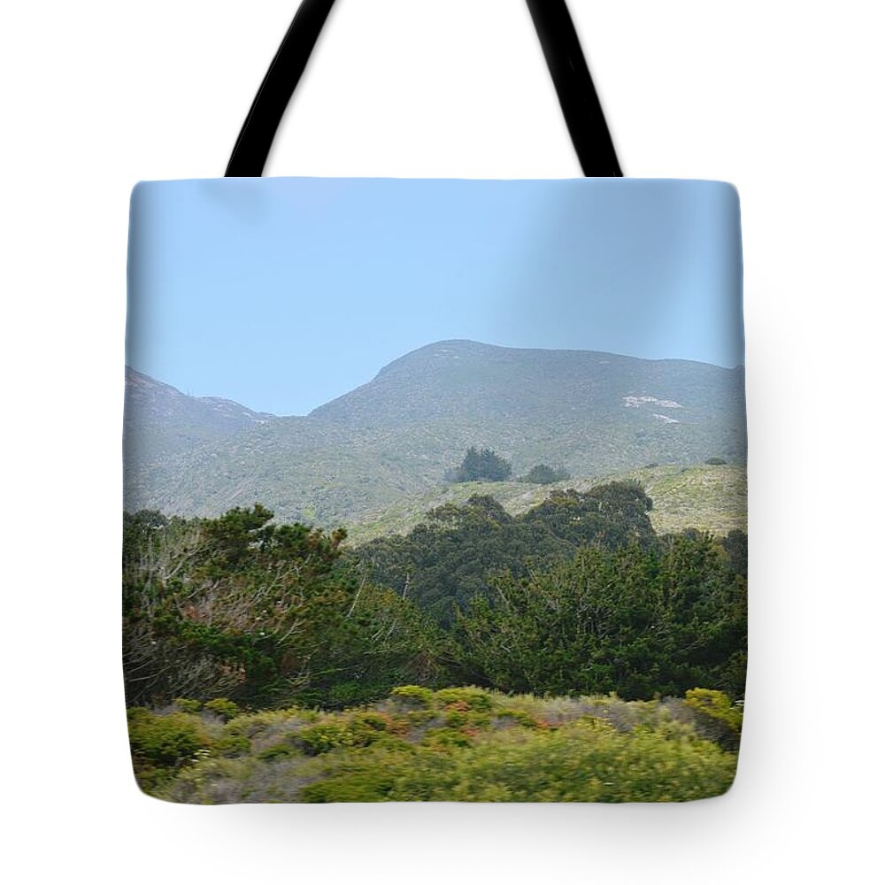 Landscape Tote Bag featuring the photograph Hillside by Marian Jenkins