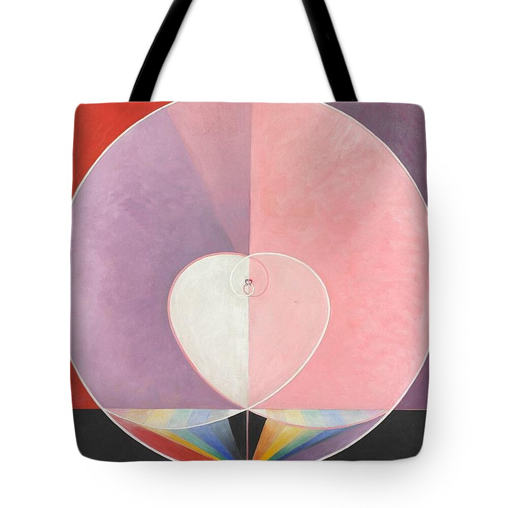 Doves No. 2 Tote Bag featuring the painting Hilma af Klint by MotionAge Designs