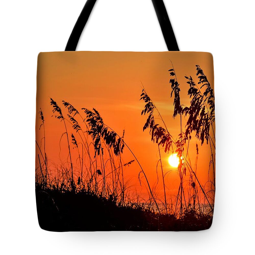 Hilton Head Tote Bag featuring the photograph Hilton Head Sunrise by Mary Ann Artz