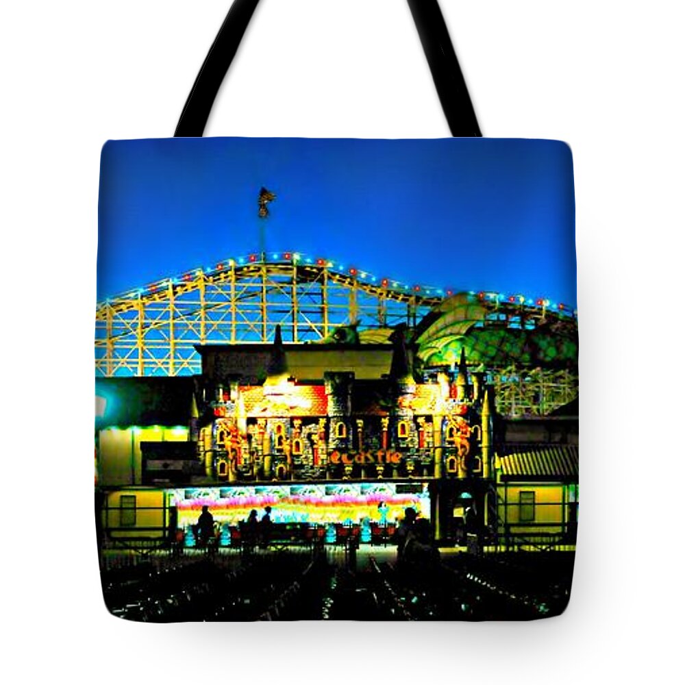 Playland Amusement Park Tote Bag featuring the photograph Historic Playland Amusement Park by Diana Angstadt