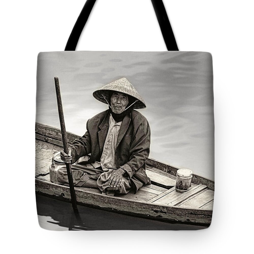Asia Tote Bag featuring the photograph Hoi Ahn Gent by Cameron Wood