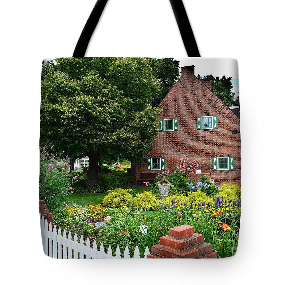 English Garden Tote Bag featuring the photograph Holland English Garden by Amy Lucid
