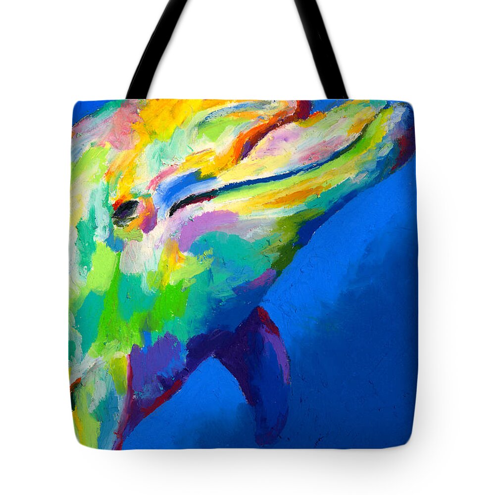 Dolphin Tote Bag featuring the painting Home Is Ocean by Stephen Anderson
