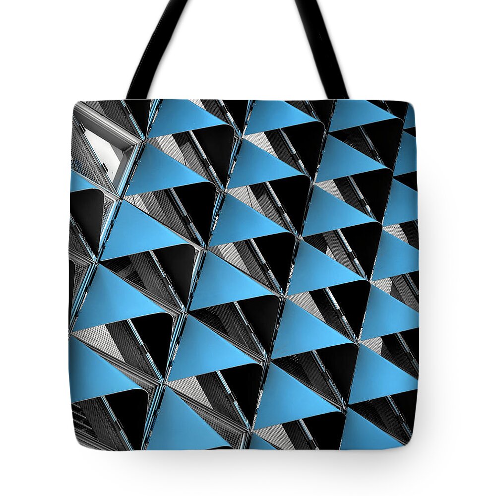 Abstract Tote Bag featuring the photograph Hoodies by Wayne Sherriff