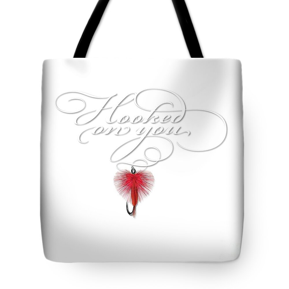 Fly Tote Bag featuring the painting Hooked on You by Robert Corsetti