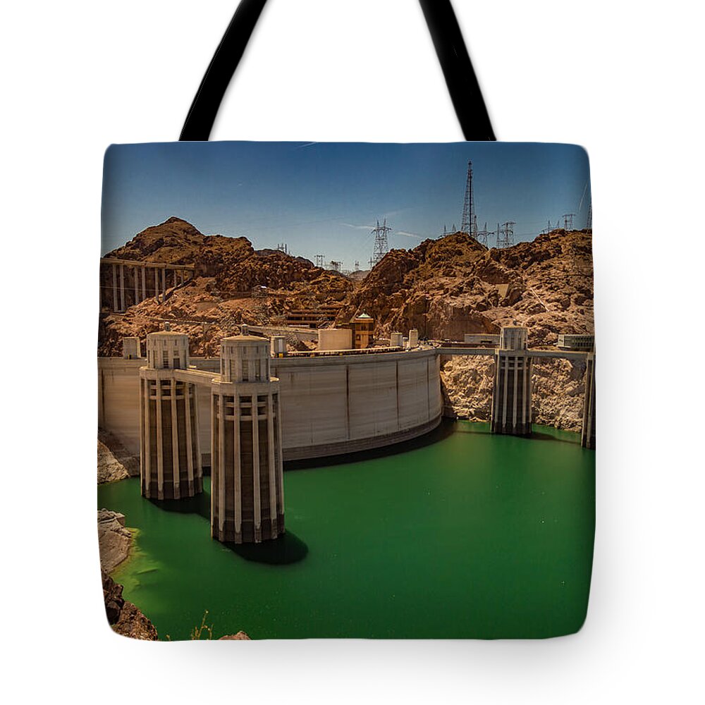 Dam Tote Bag featuring the photograph Hoover Dam by Ed Clark